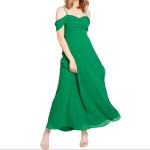 modcloth green maxi dress ModCloth Green Floral Boundless Enjoyment Sleeveless Maxi Dress